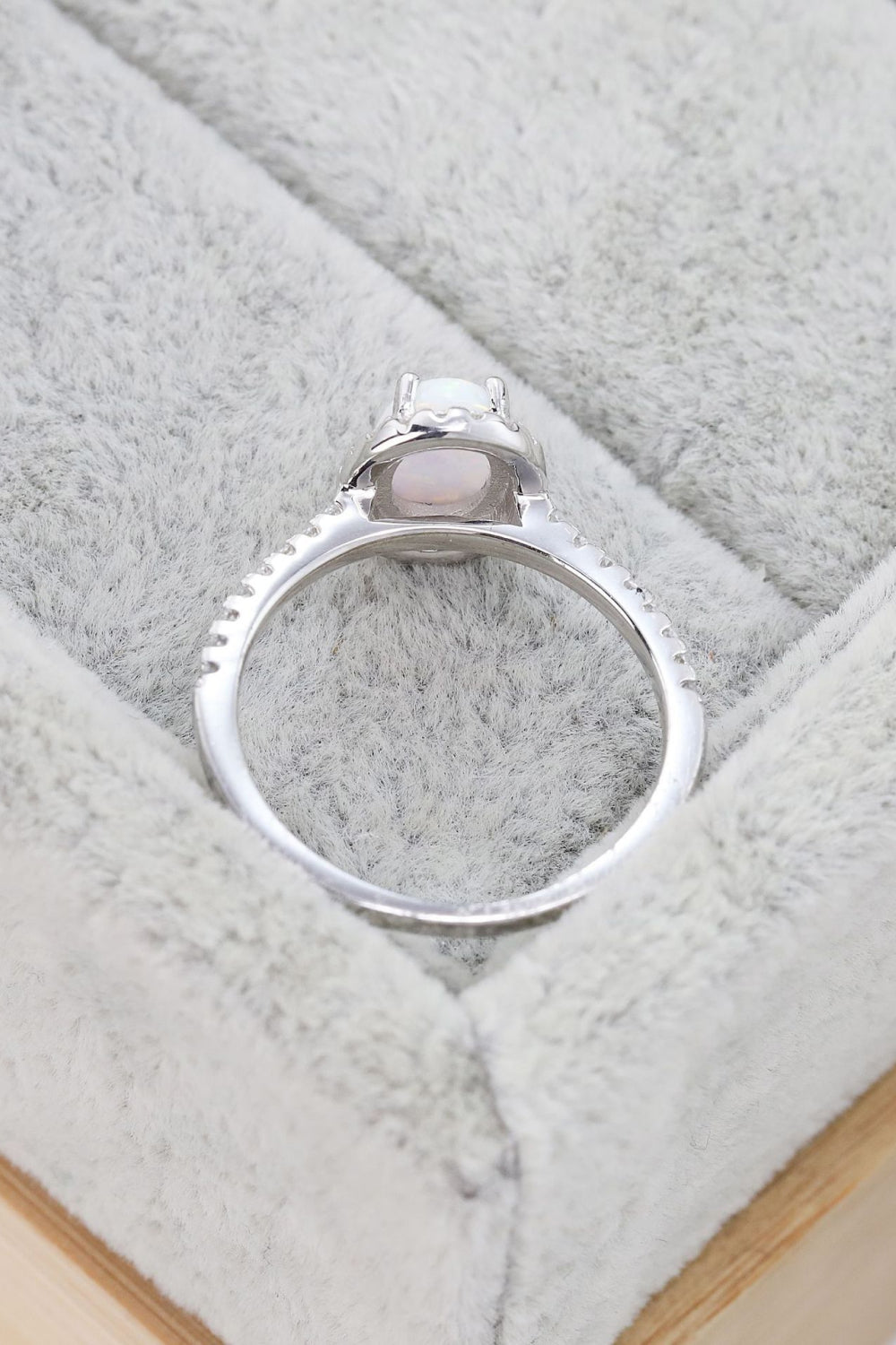 Honeybee Mumford's Opal Sterling Silver Halo Ring