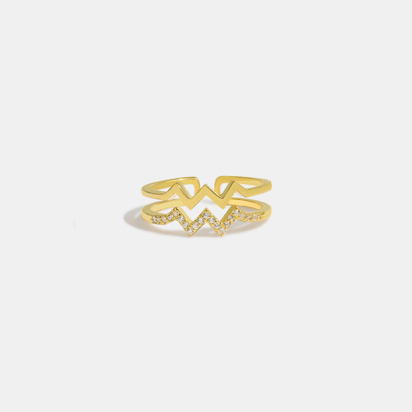 Honeybee Mumford's Wave Shape Open Ring