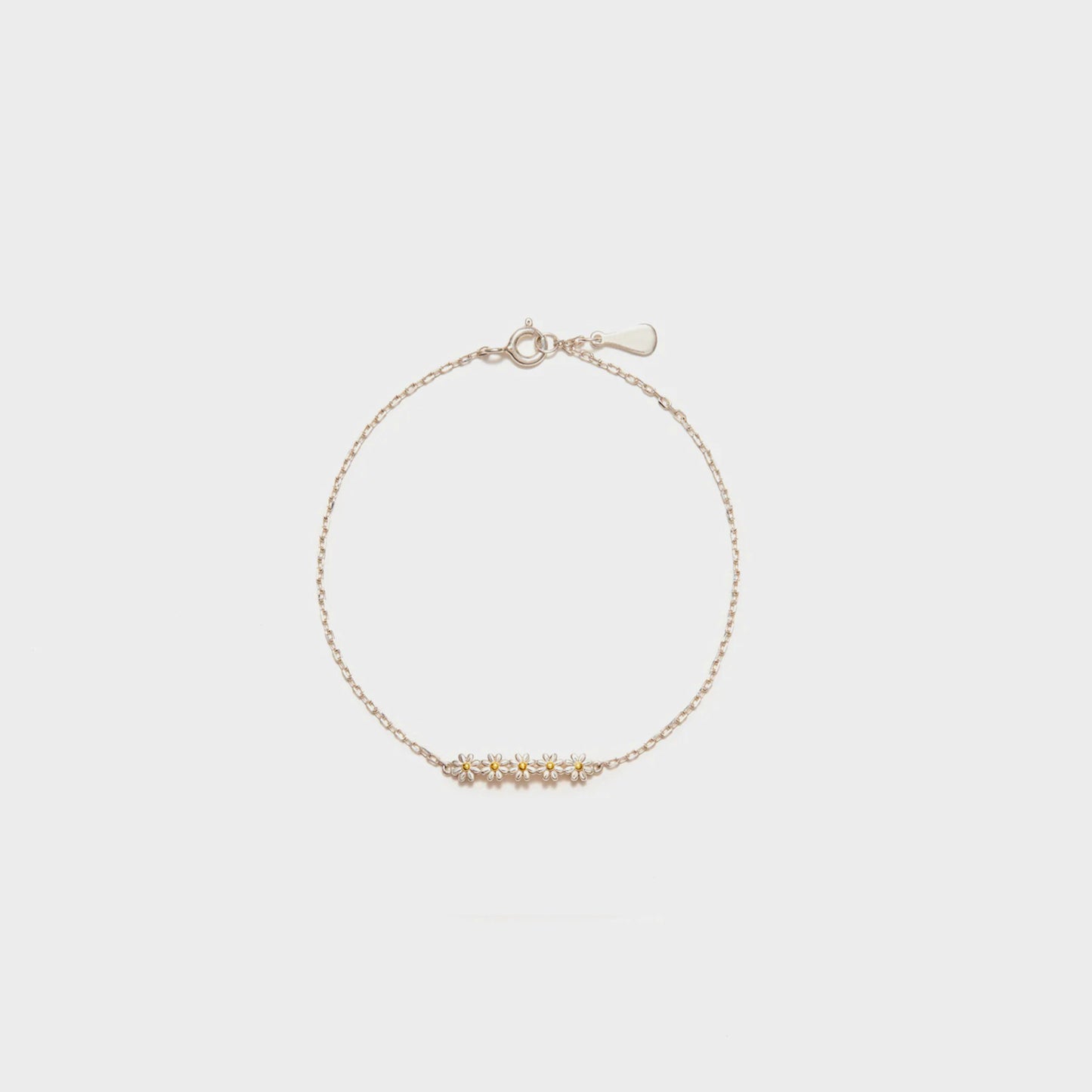 Honeybee Mumford's Daisy Shape Spring Ring Closure Bracelet