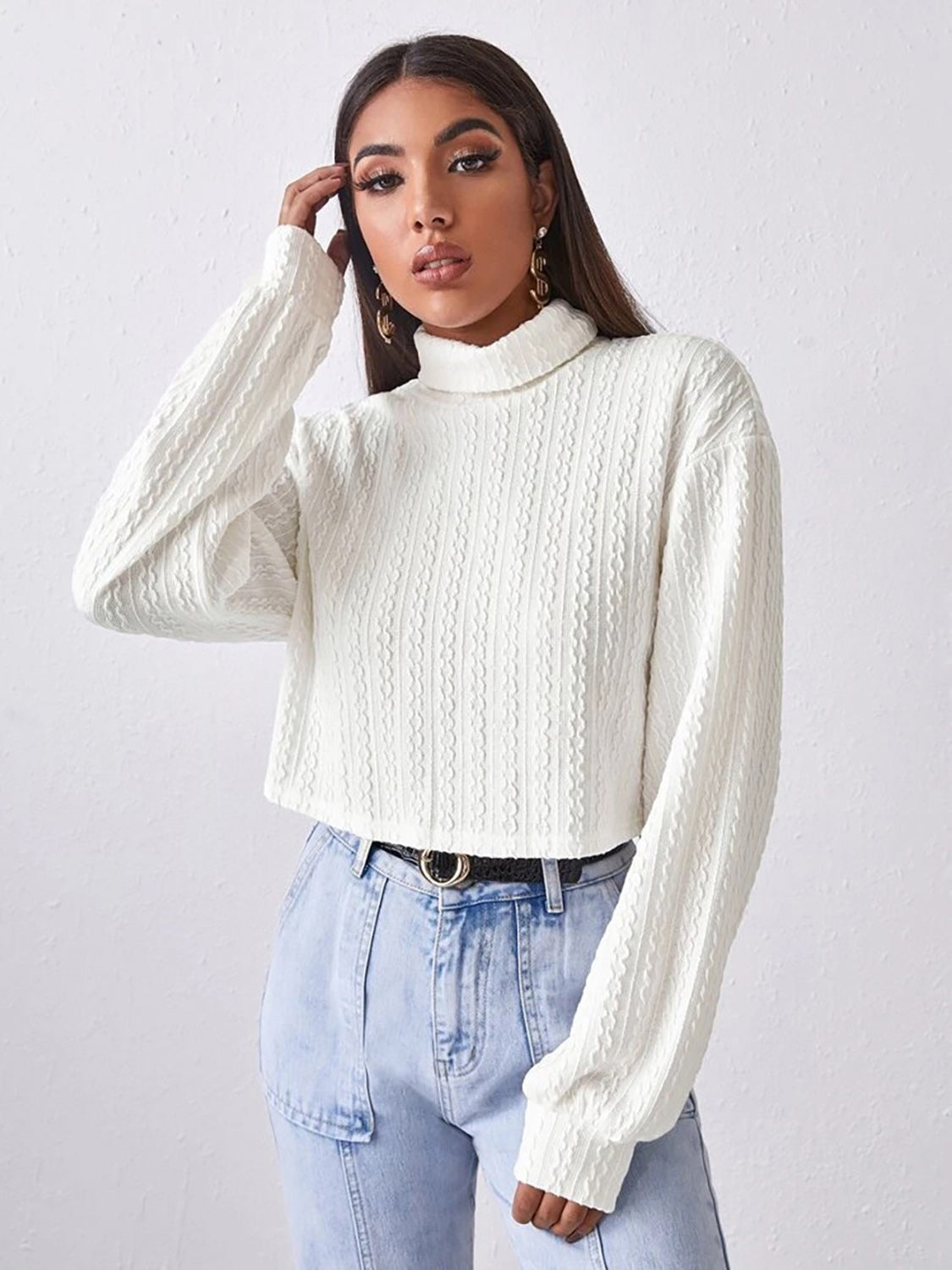 Honeybee Mumford's Turtleneck Long Sleeve Top