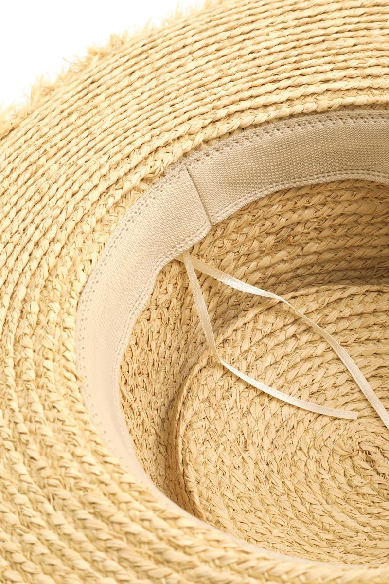 Honeybee Mumford's Strap Wide Brim Straw Hat