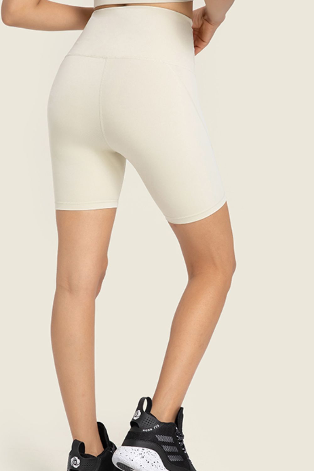 Honeybee Mumford's Seamless High-Rise Wide Waistband Biker Shorts