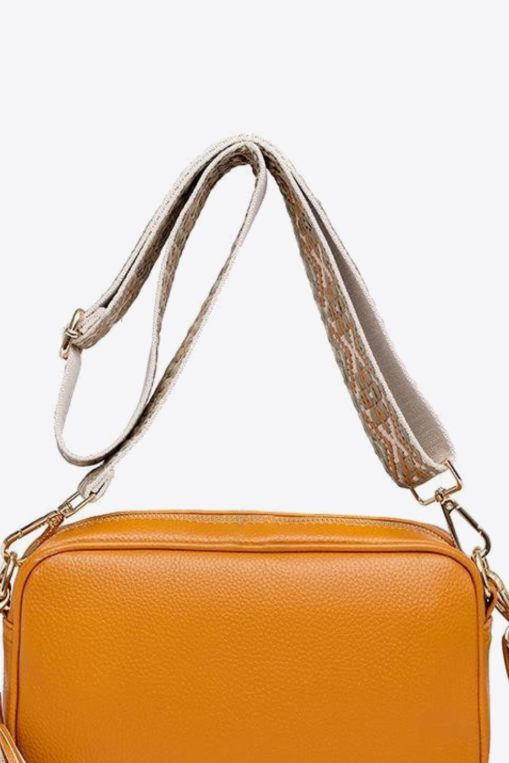 Honeybee Mumford's Leather Tassel Crossbody Bag