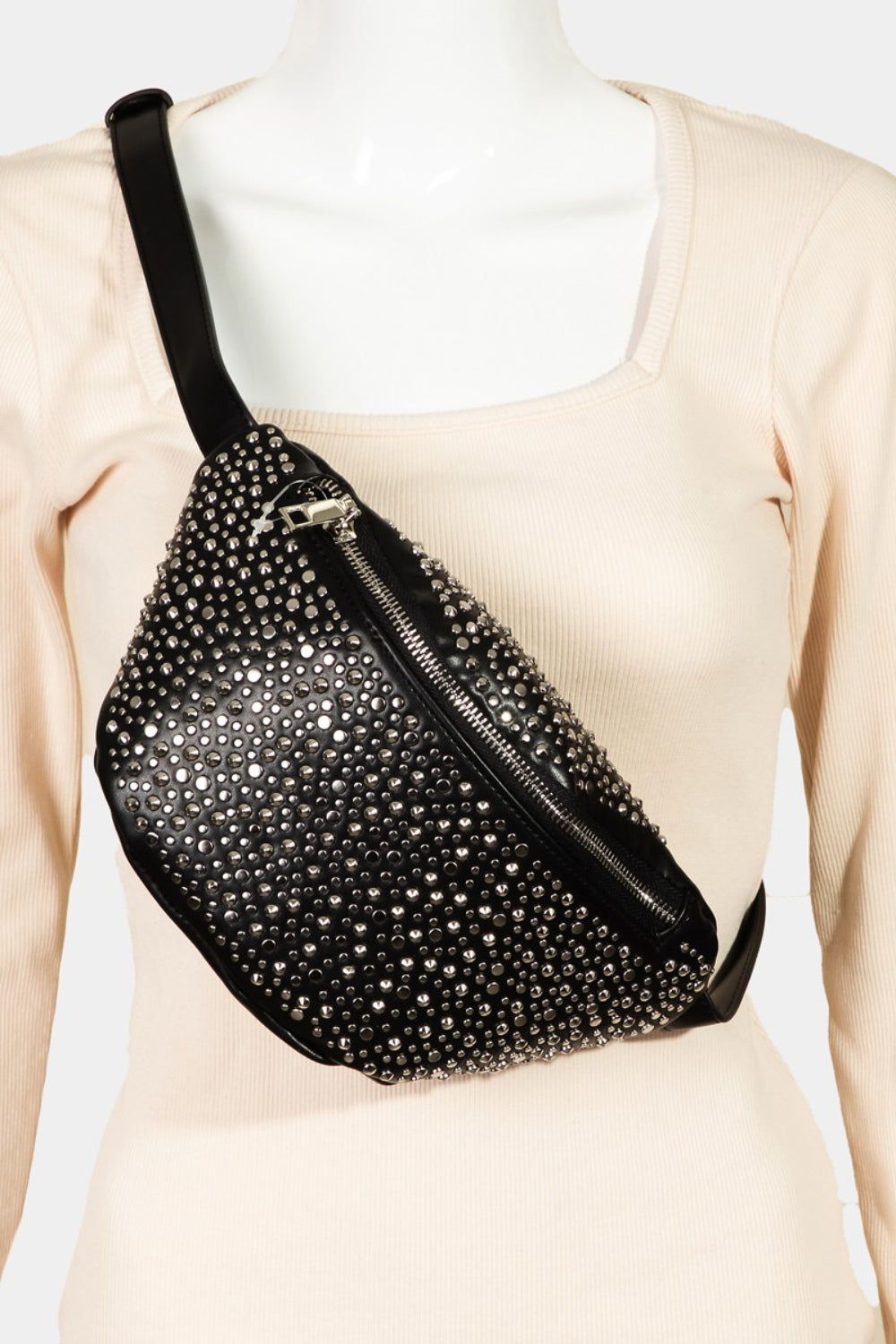 Honeybee Mumford's Fame Studded Crossbody Bag