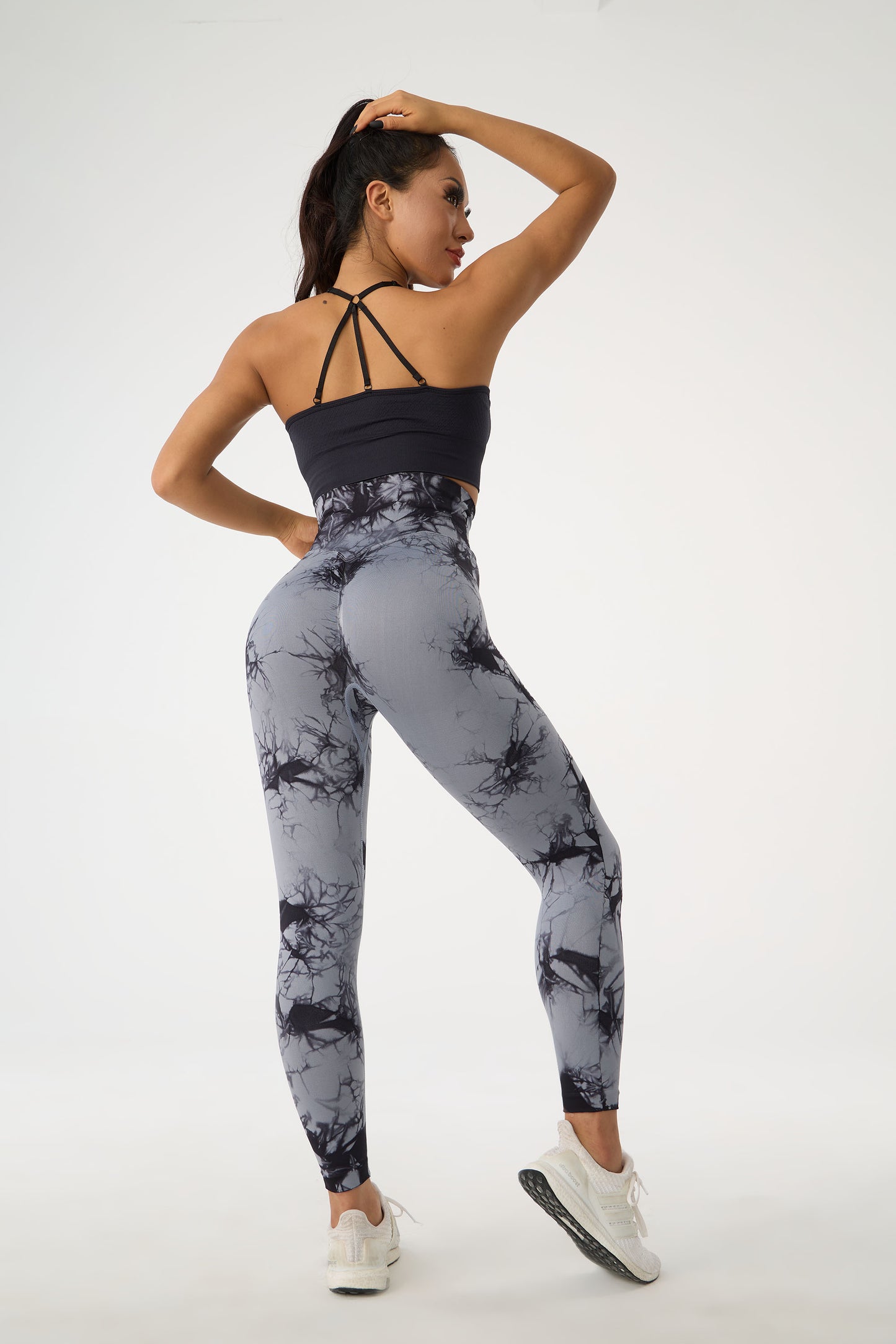 Honeybee Mumford's Printed High Waist Active Pants