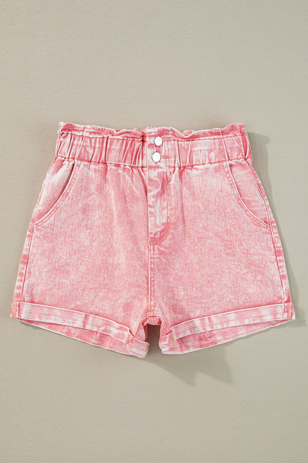 Honeybee Mumford's Paperbag Waist Denim Shorts