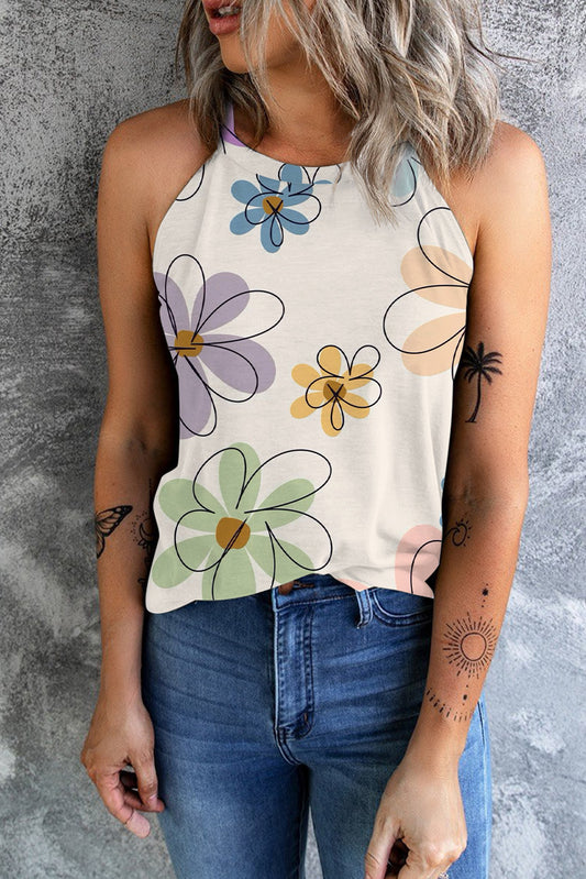 Honeybee Mumford's Printed Round Neck Tank