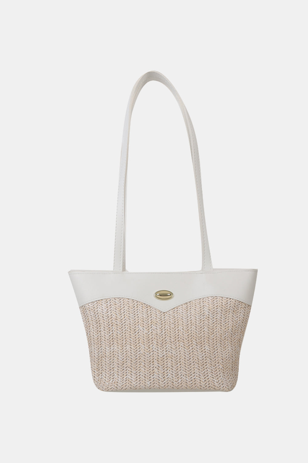 Honeybee Mumford's Two-Tone Straw Tote Bag