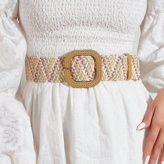 Honeybee Mumford's Contrast Square Buckle Belt