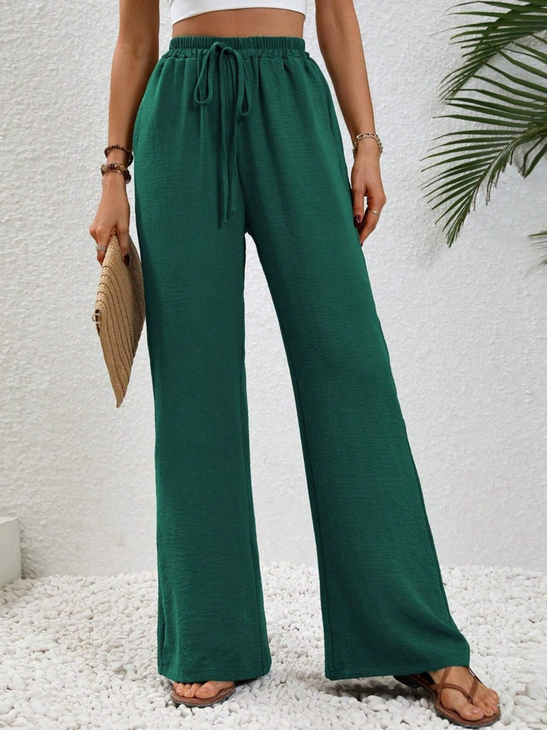 Honeybee Mumford's Wide Leg Drawstring Pants