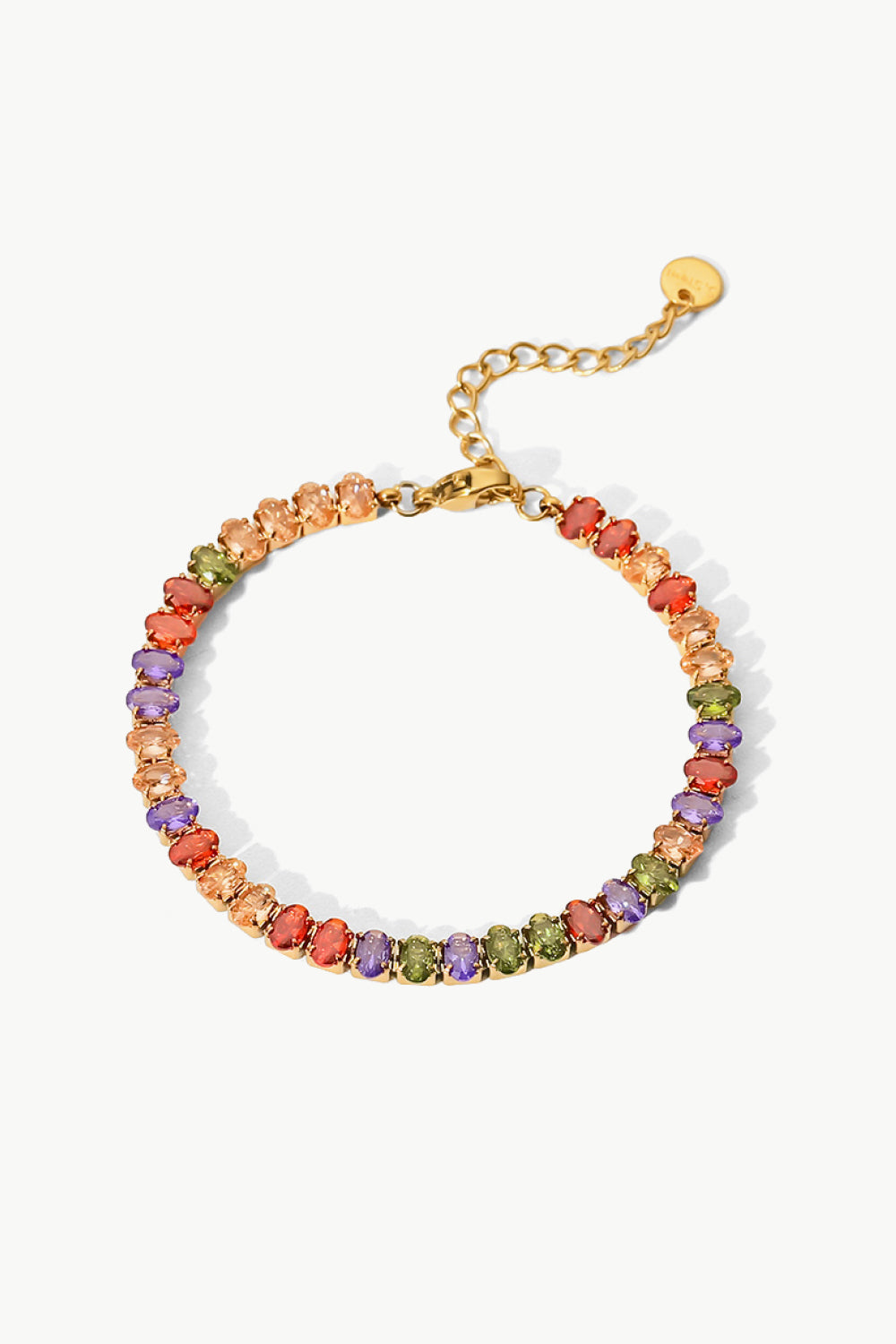 honeybee Mumford's 18K Gold Plated Multicolored Bracelet