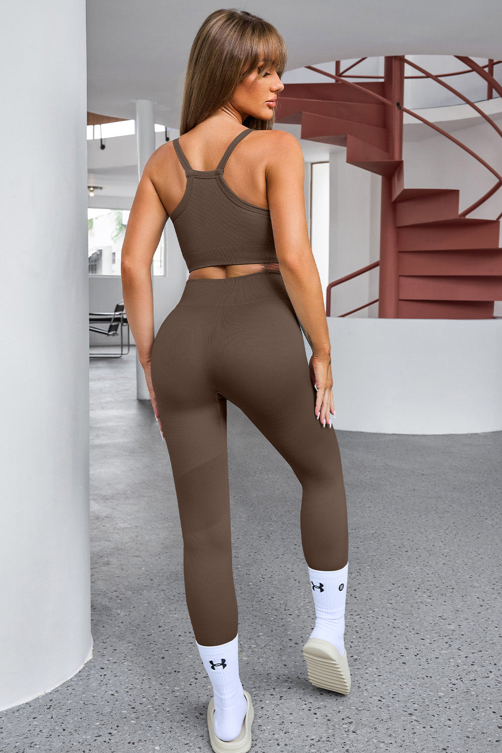 Honeybee Mumford's Tank Cropped Active Top and Pants Set