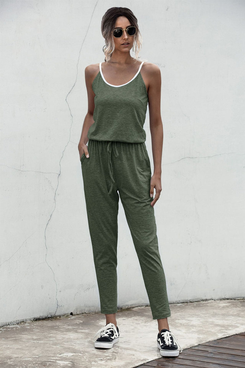 Honeybee Mumford's Contrast binding Cami Jumpsuit