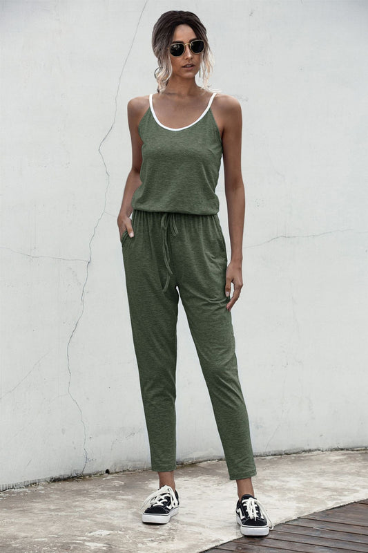 Honeybee Mumford's Contrast binding Cami Jumpsuit