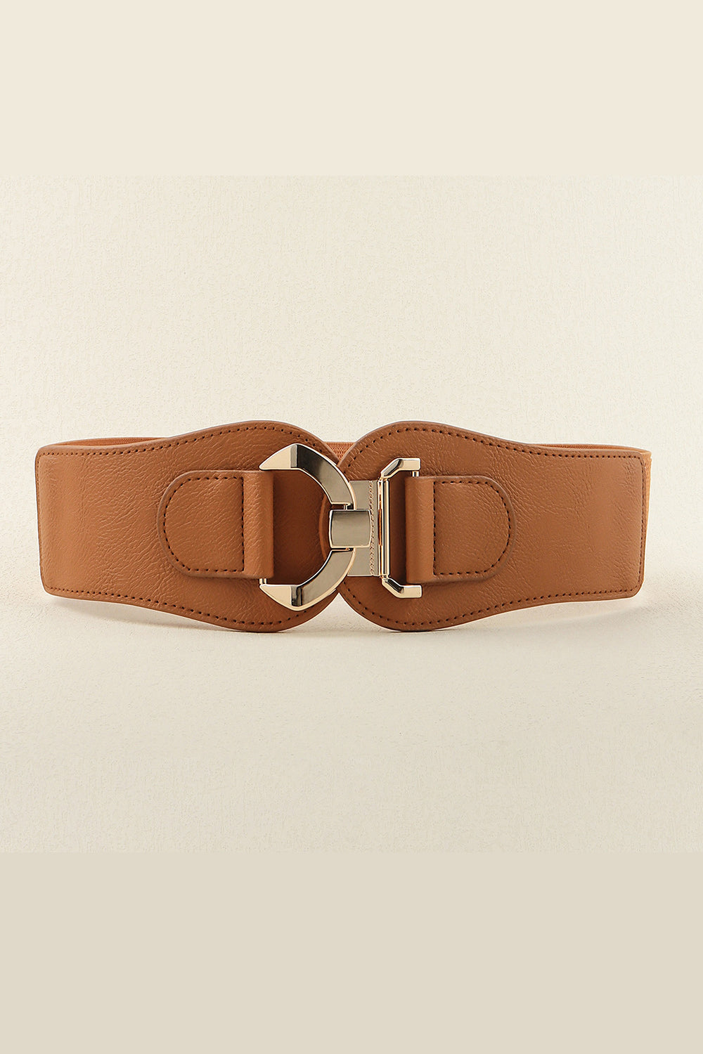 Honeybee Mumford's Tan or Black Buckle Elastic Belt