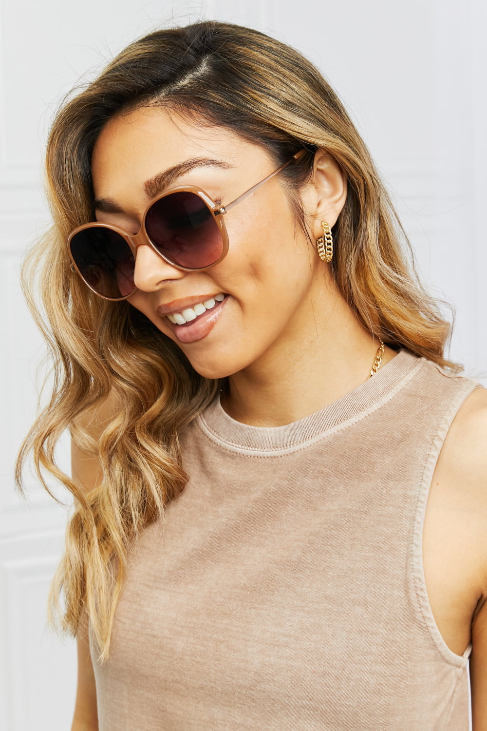 Honeybee Mumford's Metal-Plastic Hybrid Full Rim Sunglasses