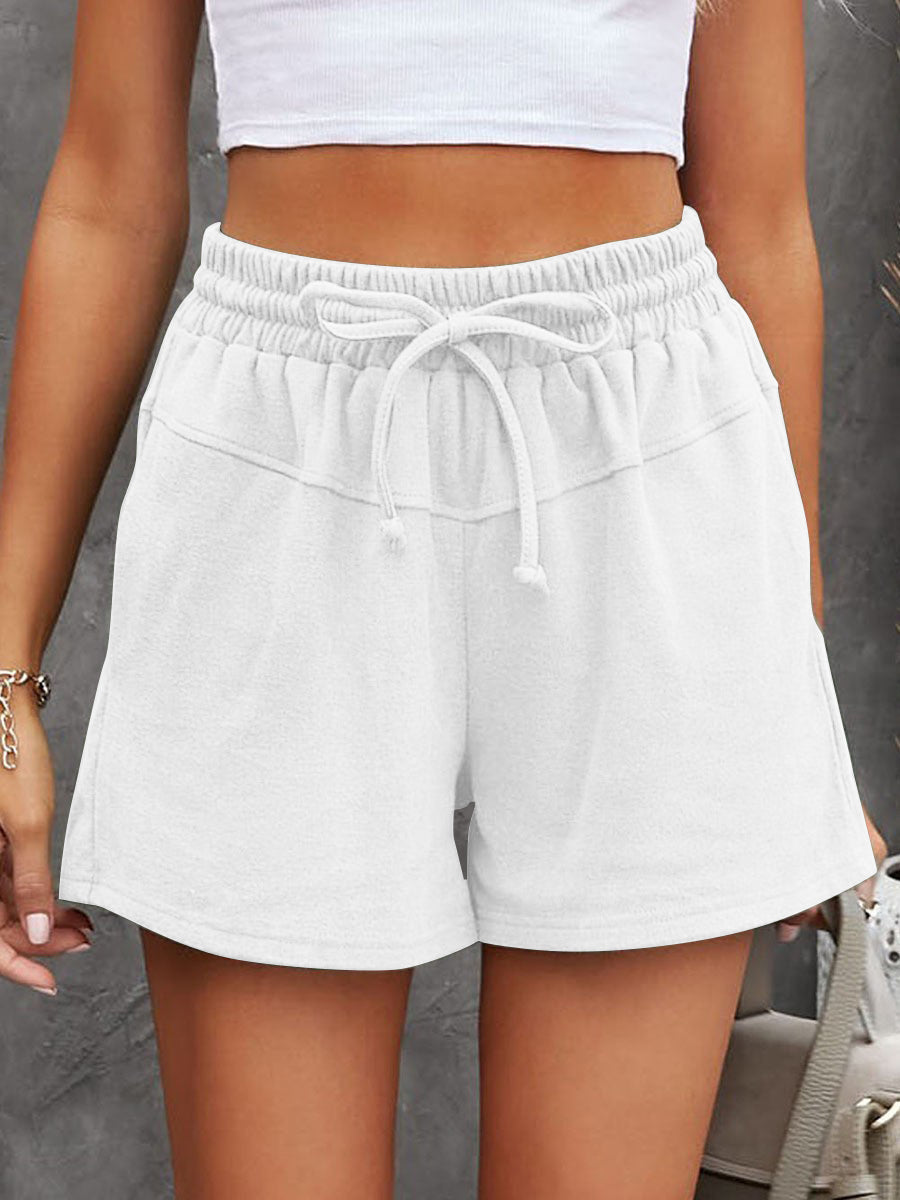 Honeybee Mumford's Full Size Drawstring Shorts with Pockets