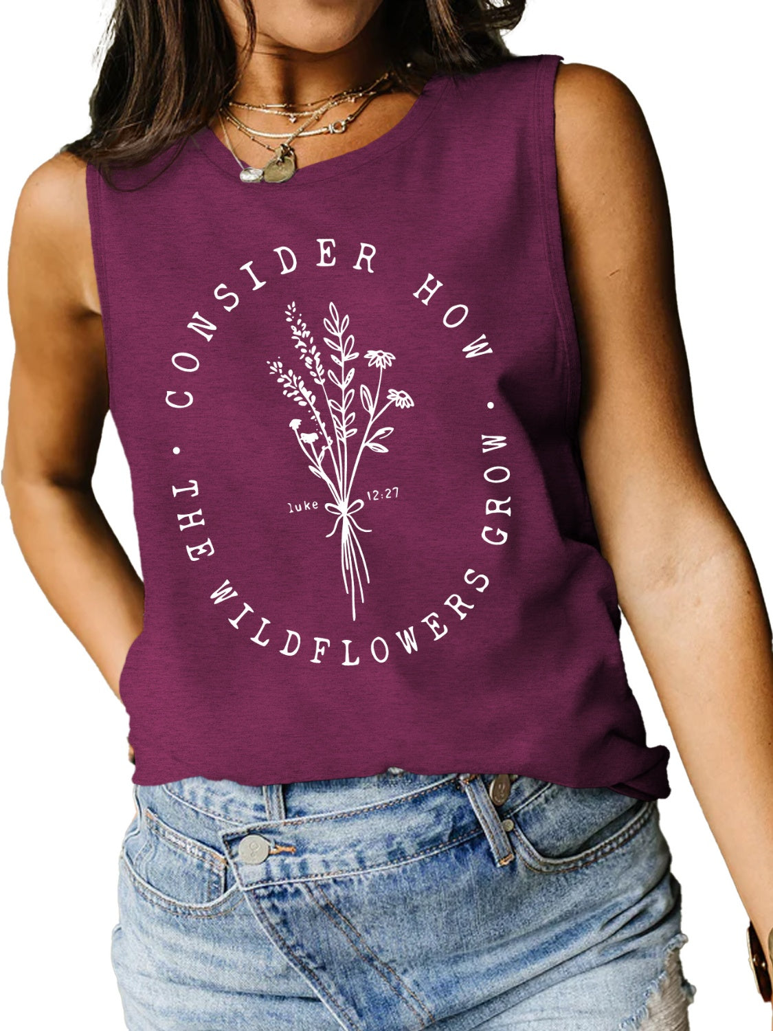 Honeybee Mumford's Graphic Round Neck Tank