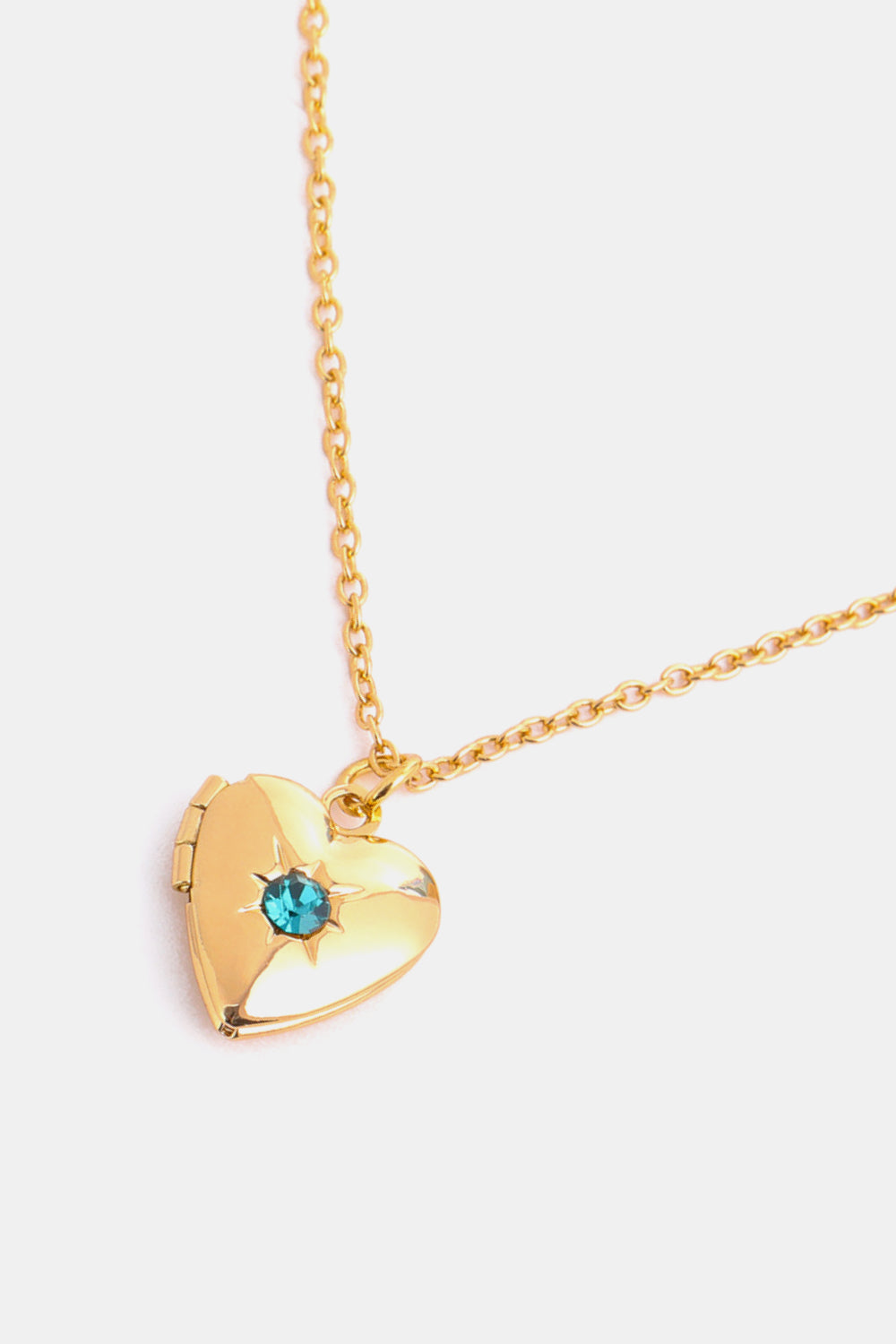 Honeybee Mumford's Heart Shape 14K Gold-Plated Pendant Necklace