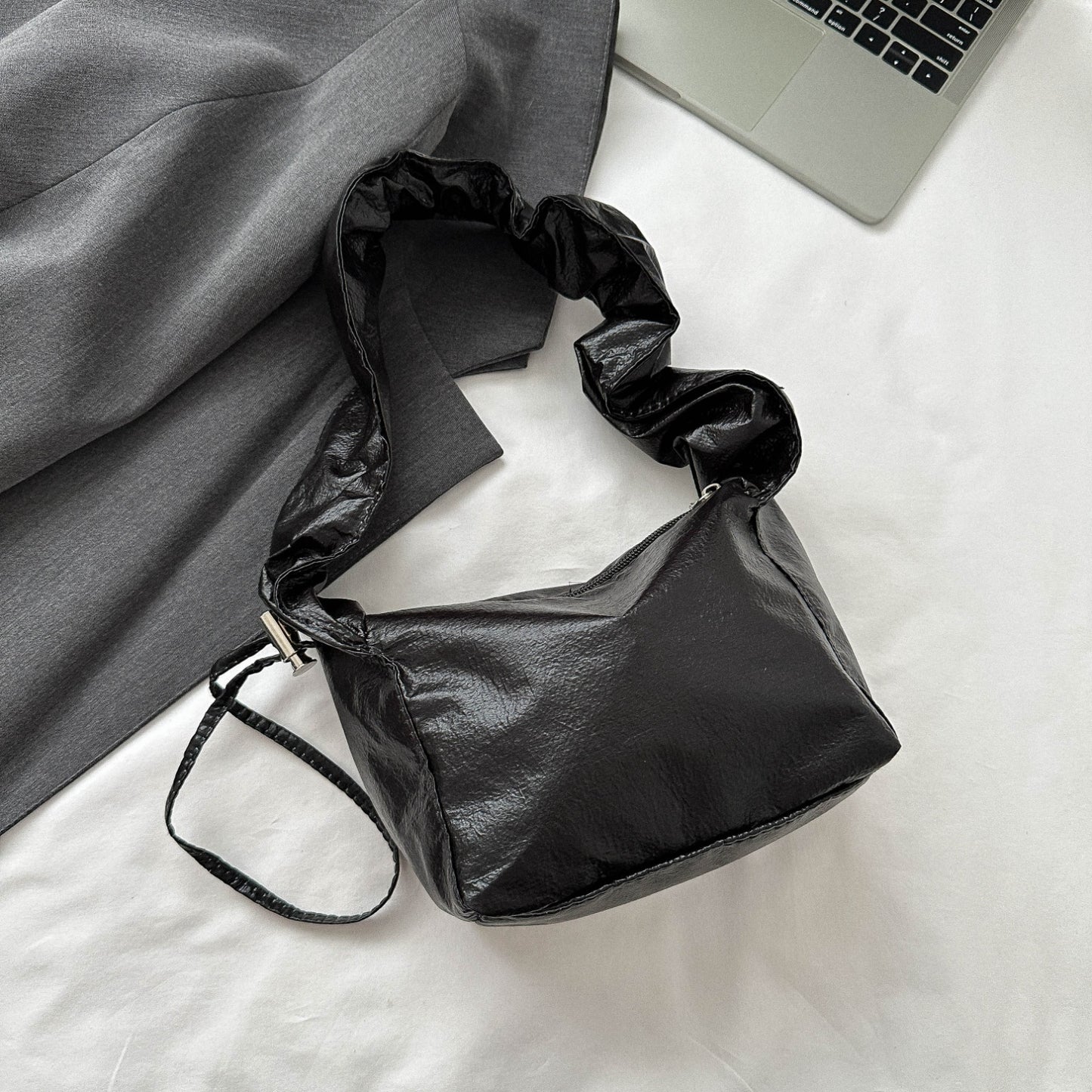 Honeybee Mumford's Leather Drawstring Shoulder Bag