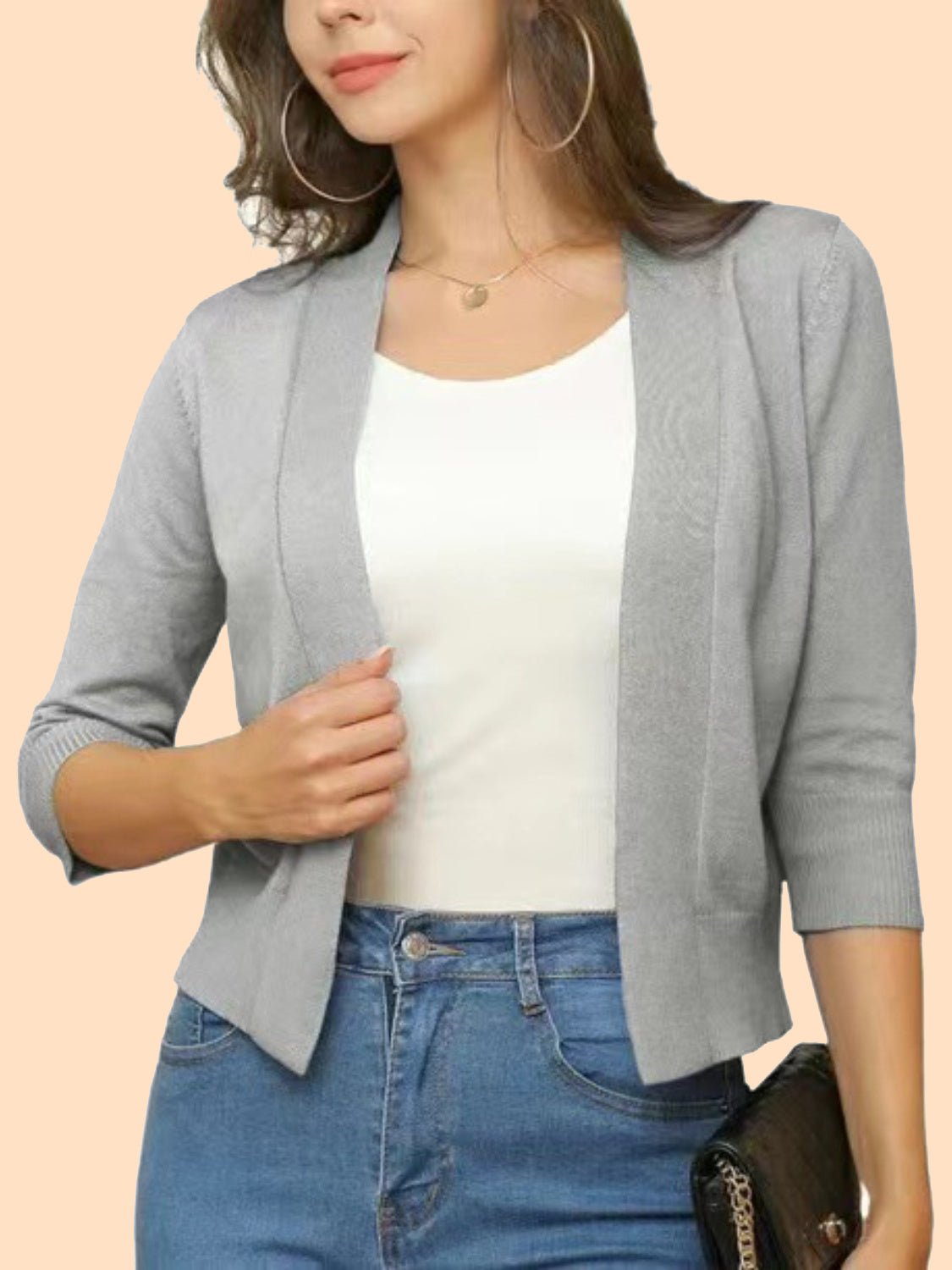 Honeybee Mumford's Open Front Cardigan