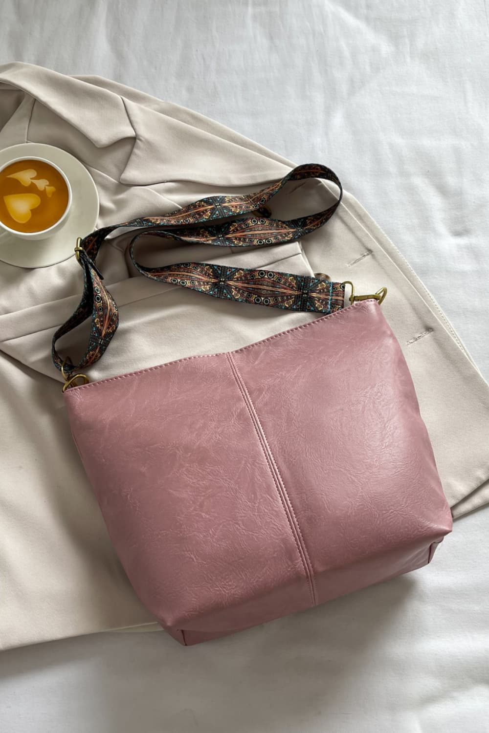 Honeybee Mumford's Leather Crossbody Bag