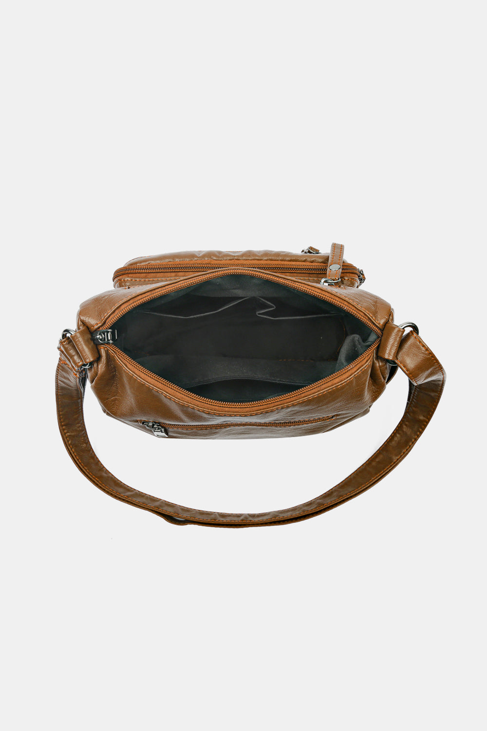 Honeybee Mumford's Leather Adjustable Strap Crossbody Bag