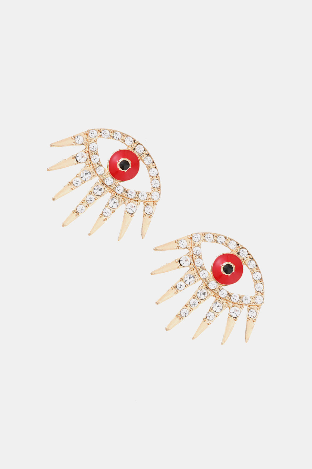 honeybee Mumford's Evil Eye Rhinestone Earrings