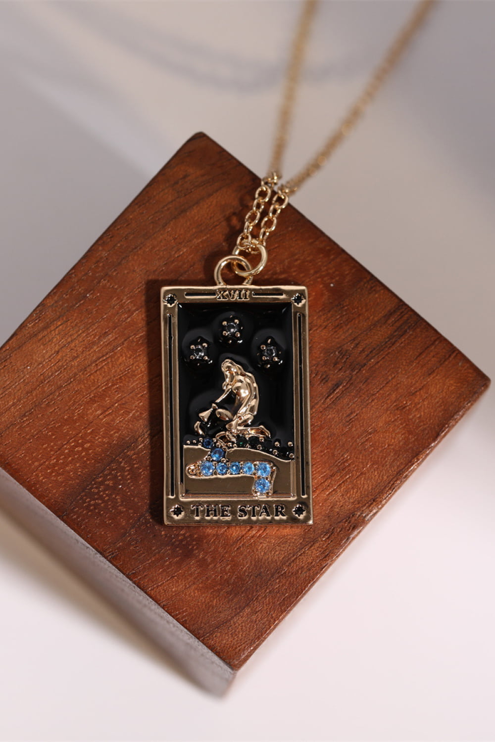 Honeybee Mumford's Tarot Card Pendant Necklace