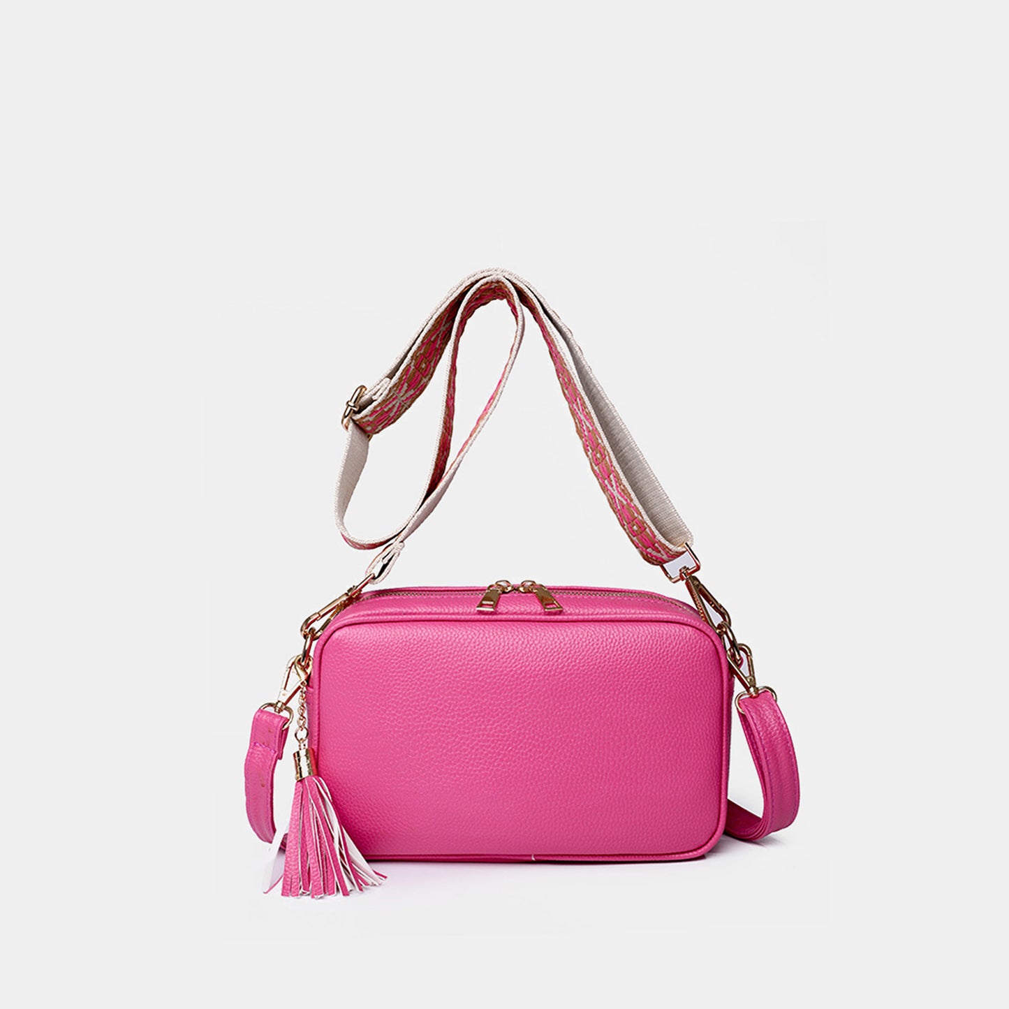 Honeybee Mumford's Tassel Leather Crossbody Bag