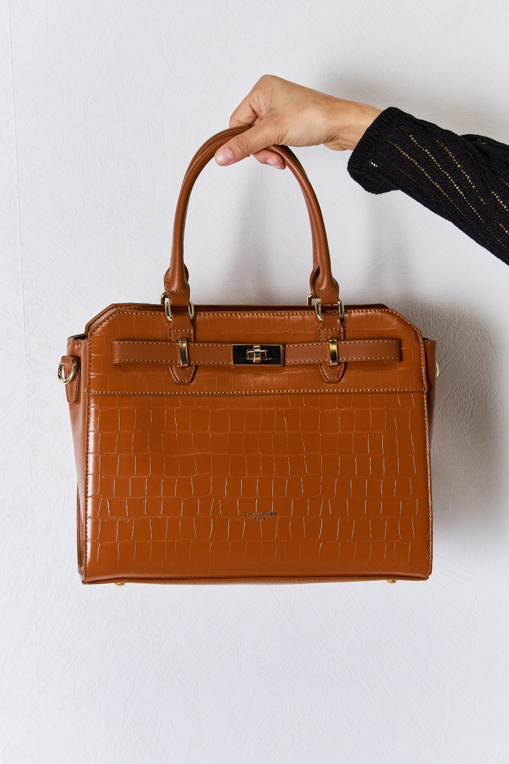 Honeybee Mumford's David Jones Texture Leather Handbag