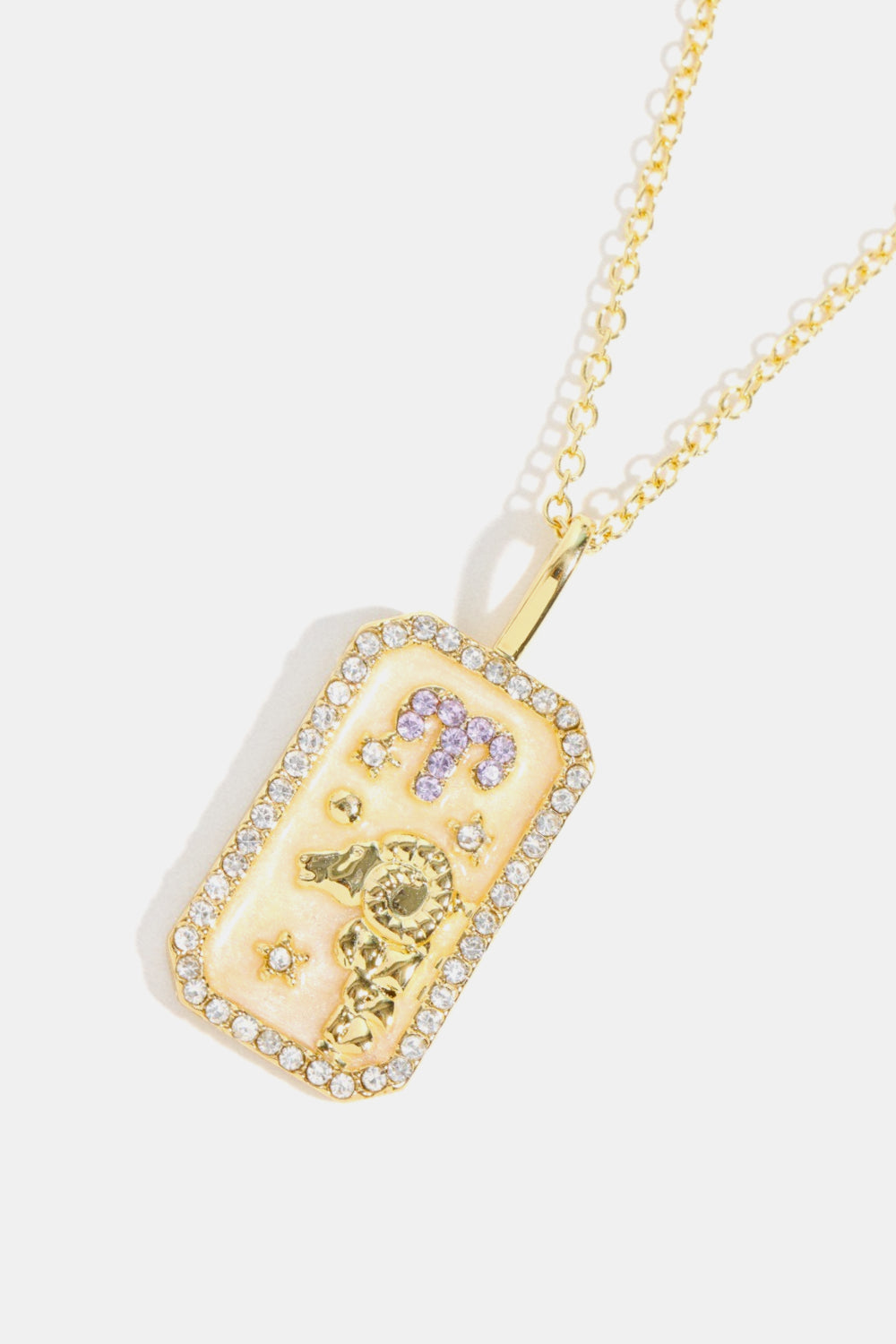 Honeybee Mumford's Rhinestone Zodiac and Constellation Pendant Necklace