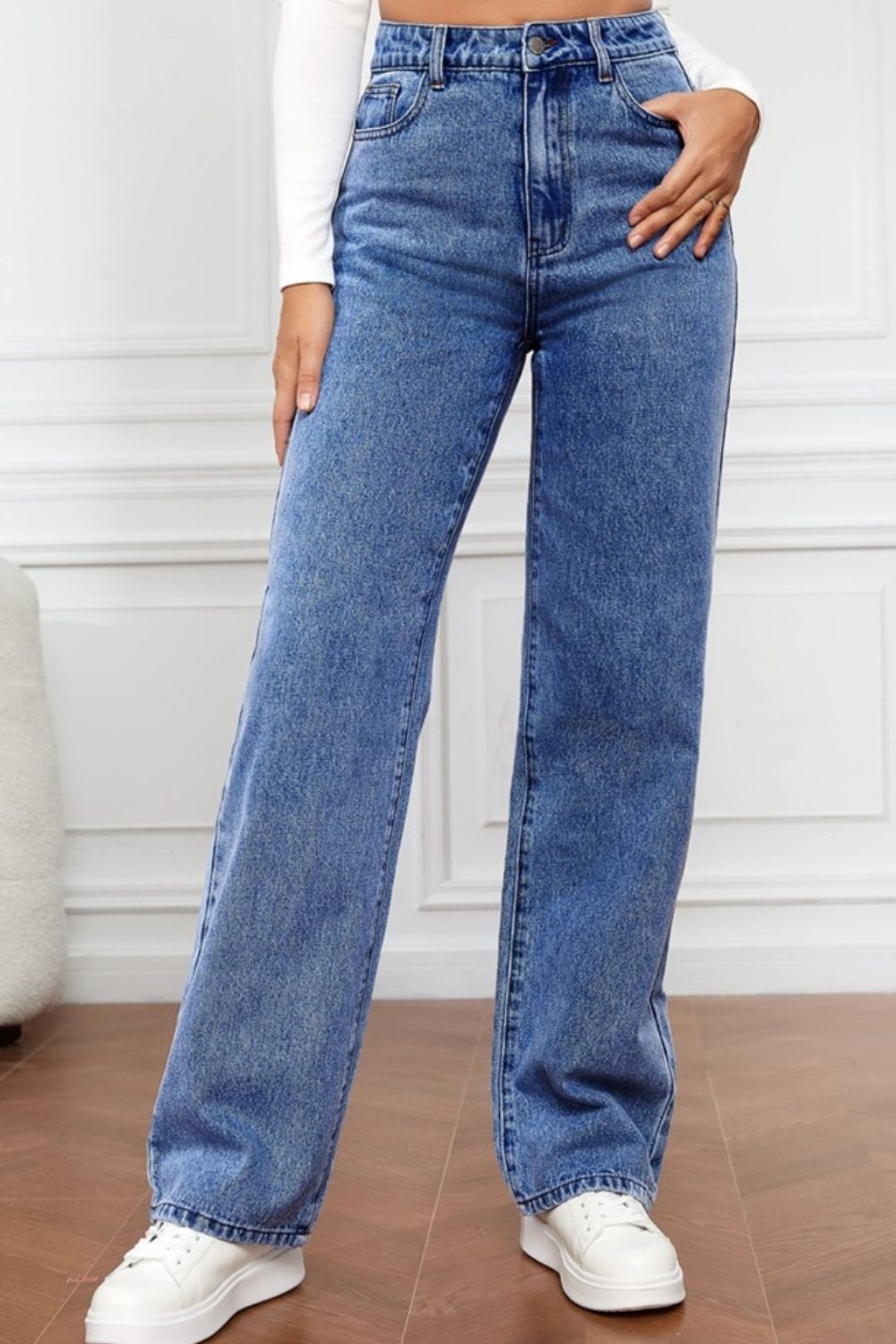 Honeybee Mumford's High Waist Straight Jeans