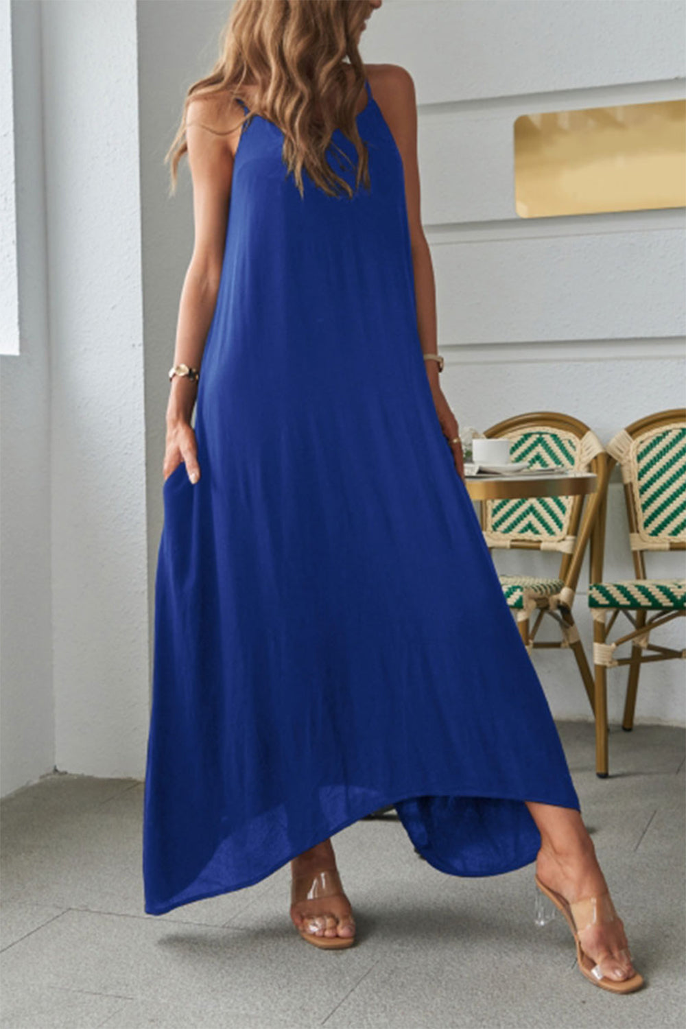 Honeybee Mumford's Spaghetti Strap Maxi Dress