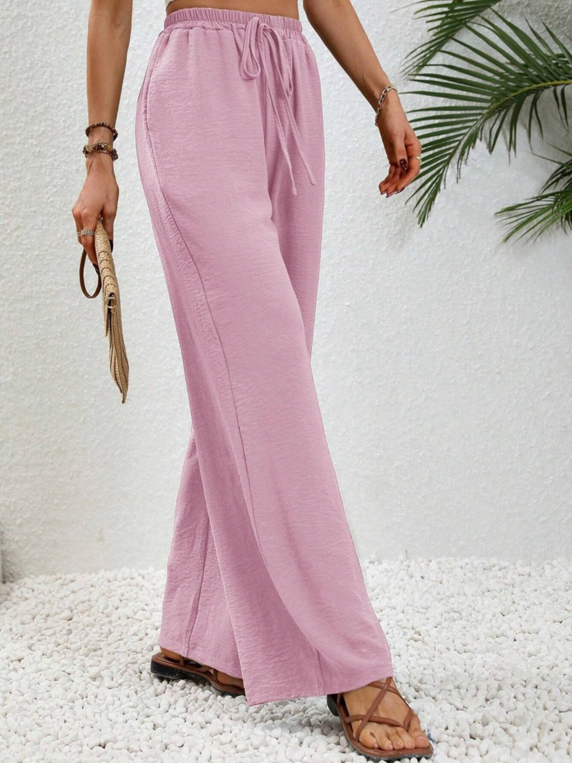 Honeybee Mumford's Wide Leg Drawstring Pants