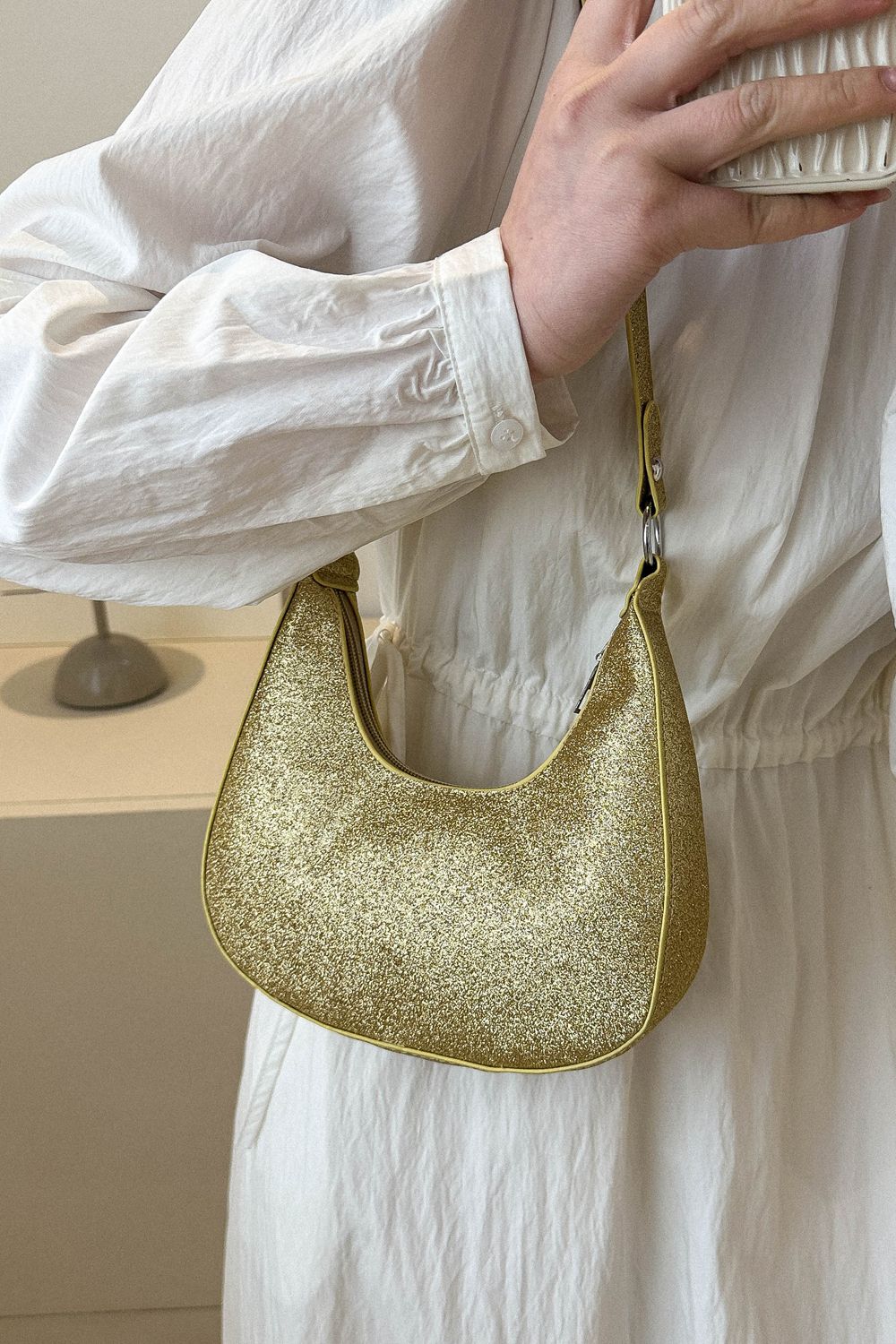 Honeybee Mumford's Small Glitter Shoulder Bag