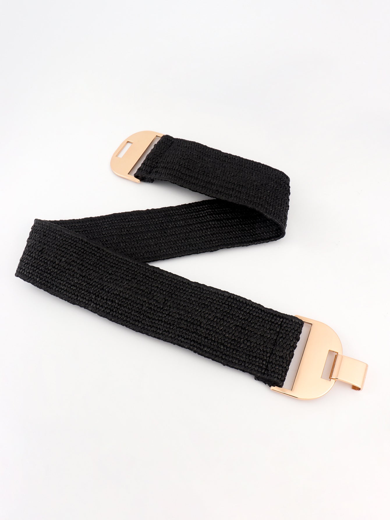 Honeybee Mumford's Black or Tan Buckle Elastic Belt