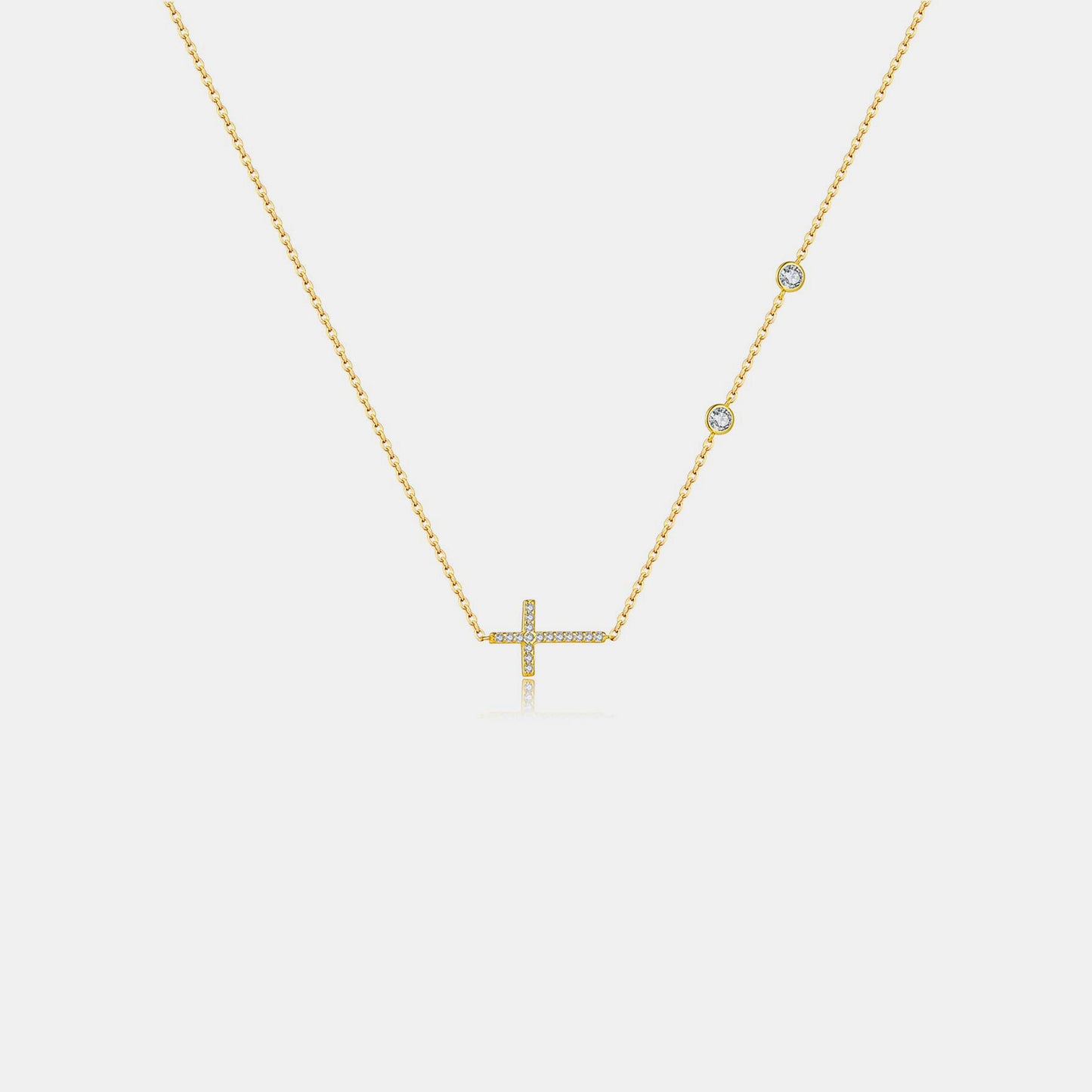 Honeybee Mumford's Sterling Silver Cross Necklace