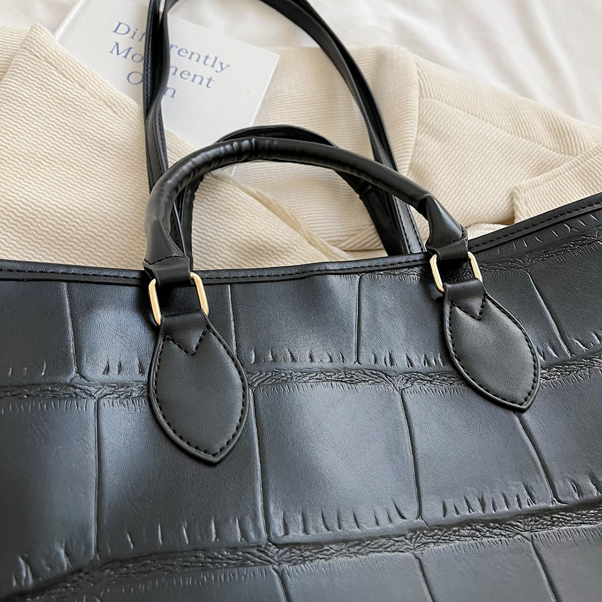 Honeybee Mumford's Leather Tote Bag