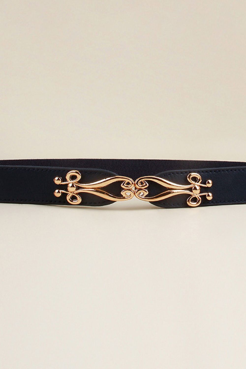 Honeybee Mumford's Buckle Elastic Belt ( Black, Carmel, blue, black or white colors)