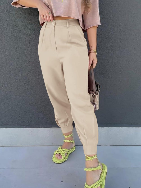 Honeybee Mumford's High Waist Cropped Pants