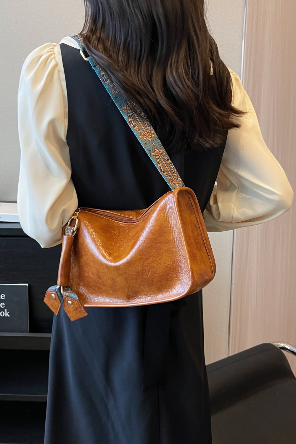 Honeybee Mumford's Leather Shoulder Bag