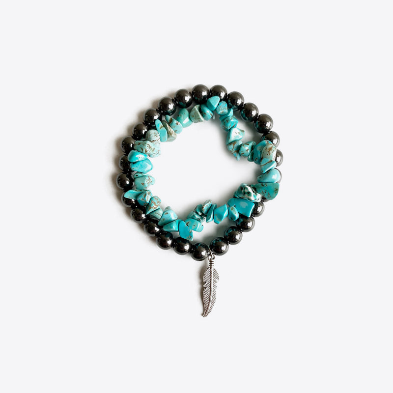 honeybee Mumford's Turquoise Alloy Bracelet