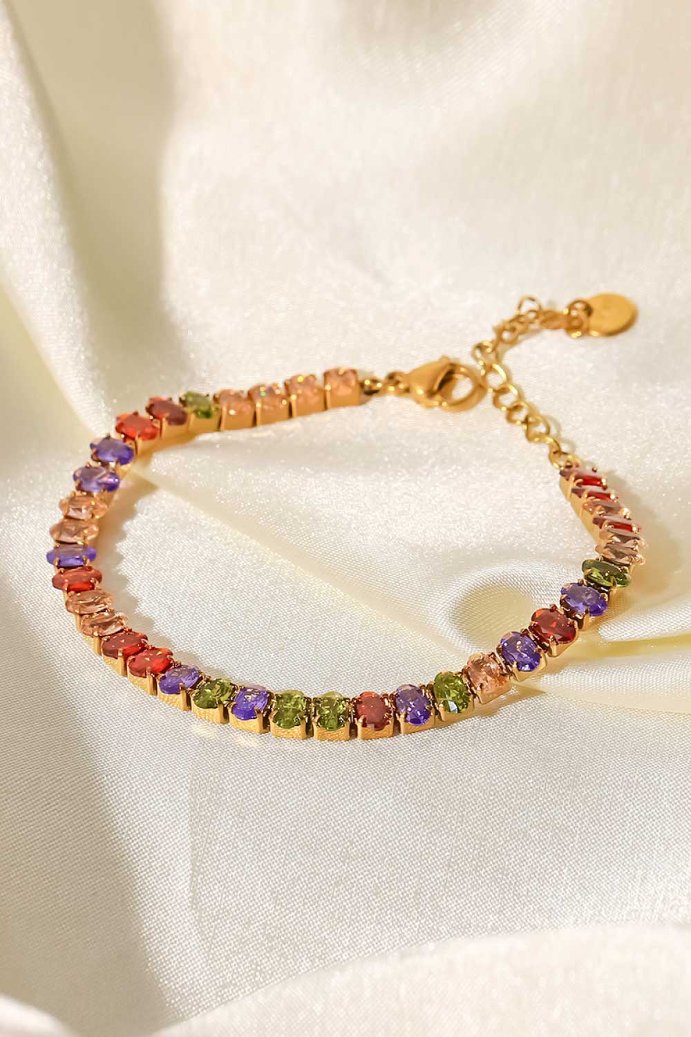 honeybee Mumford's 18K Gold Plated Multicolored Bracelet