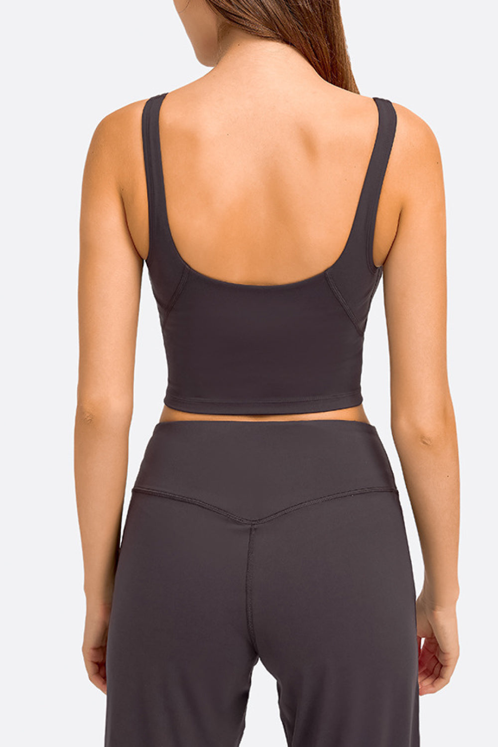 Honeybee Mumford's Deep V-Neck Crop Sports Bra