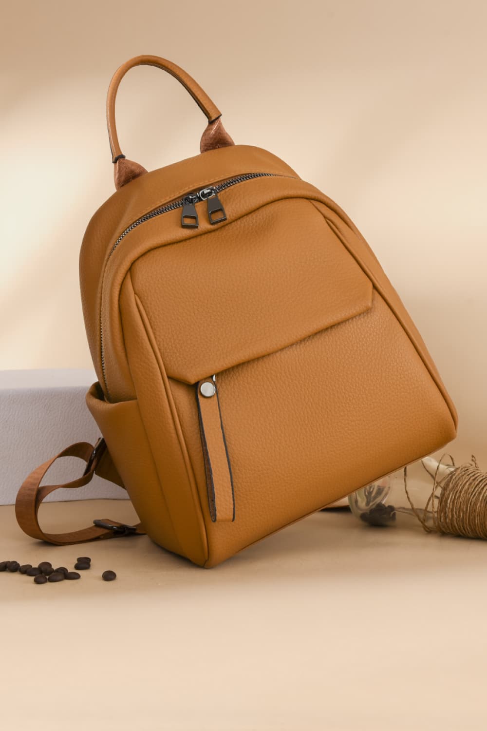 honeybee Mumford's Medium Leather Backpack