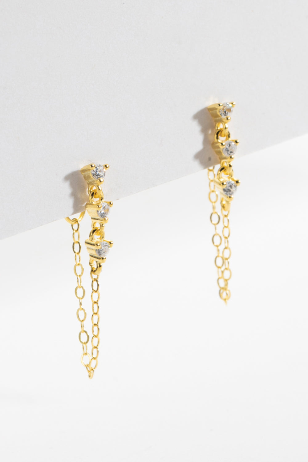 honeybee Mumford's Sterling Silver Chain Earrings