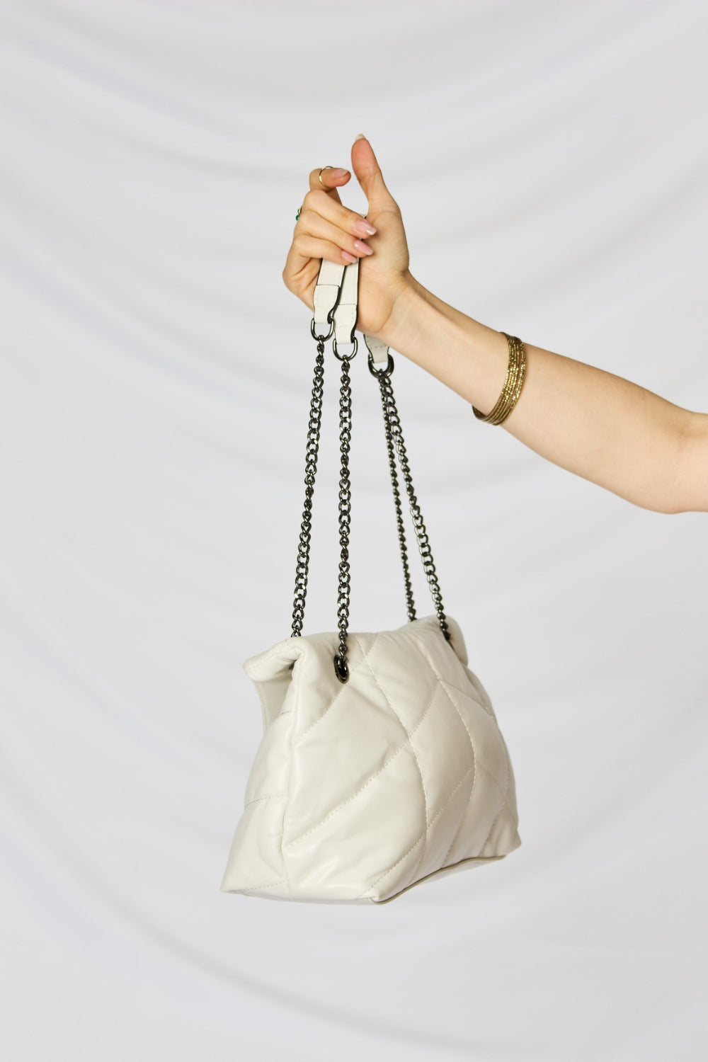 Honeybee Mumford's Leather Chain Handbag