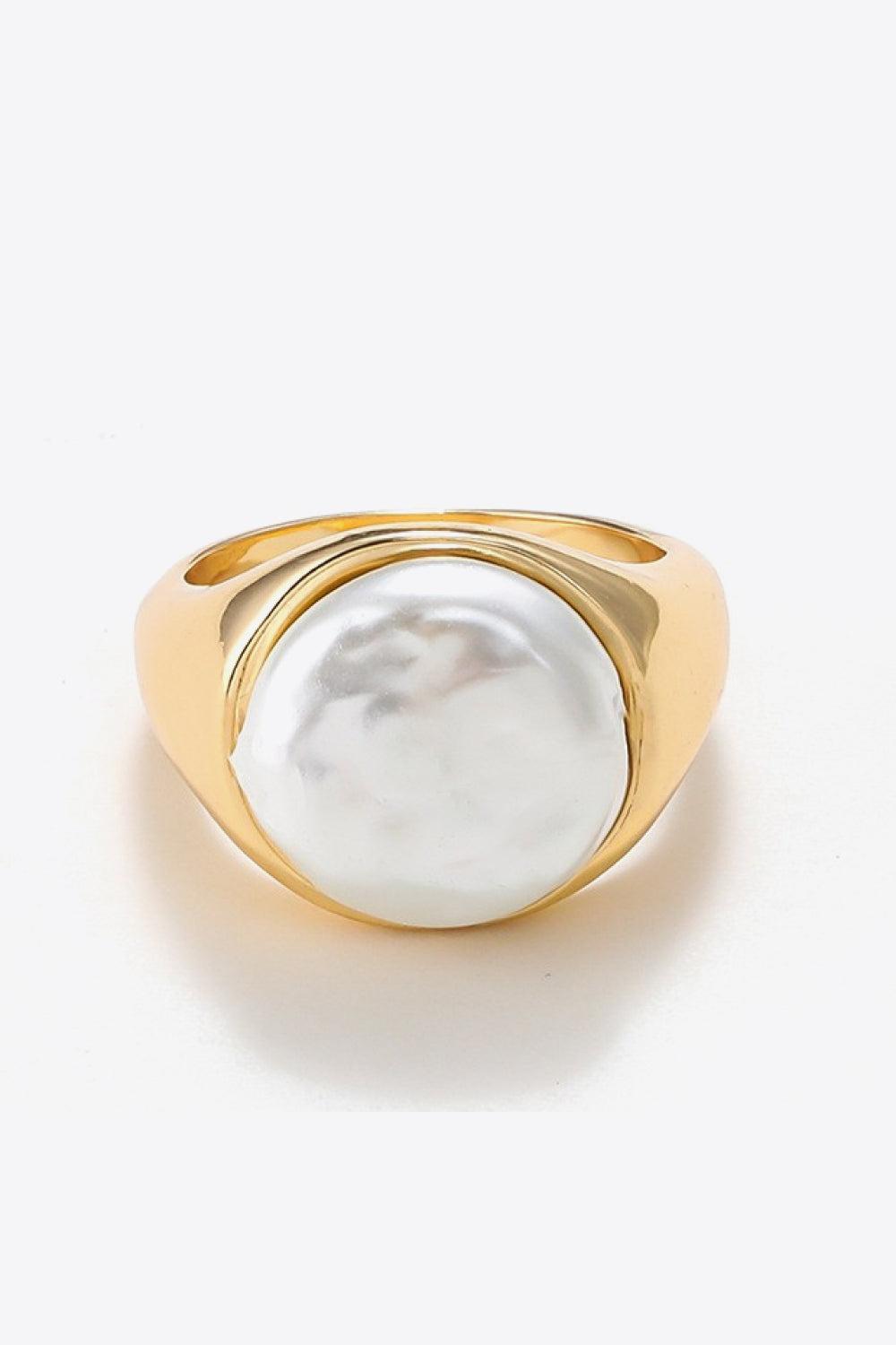 Honeybee Mumford's Pearl 18K Gold-Plated Ring