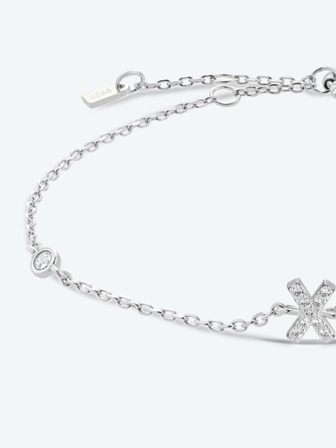 Honeybee Mumford's V To Z Sterling Silver Bracelet